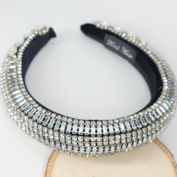 NWT Glam Bling Crystals Rhinestones Headband NEWW - Picture 5 of 9